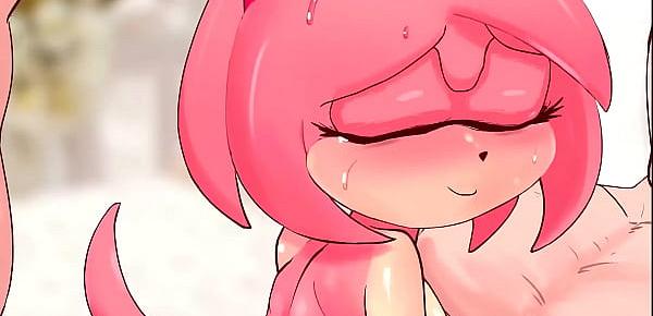  Amy Rose Try not to cum Compilation